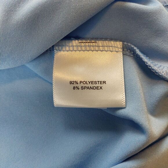 Peter Millar Summer Comfort‎ Golf Polo Shirt Mens XL Blue Hilton Head SC *Flaw* - Picture 7 of 9